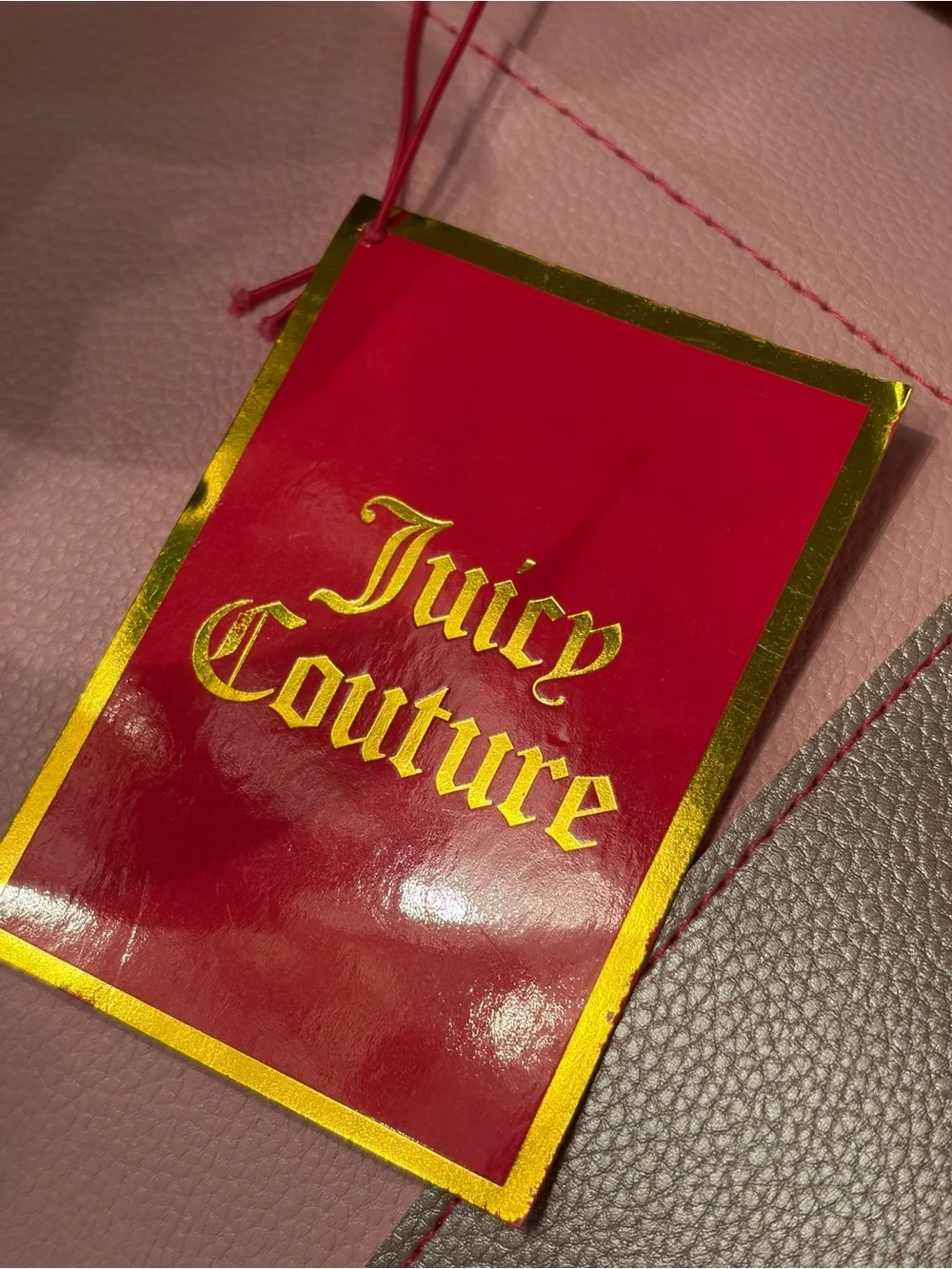 Juicy Couture Rose Gold & Pink Tote Bag NWT